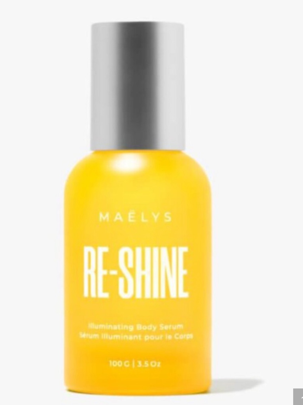 Maëlys RE-SHINE Illuminating Body Serum — Yellow